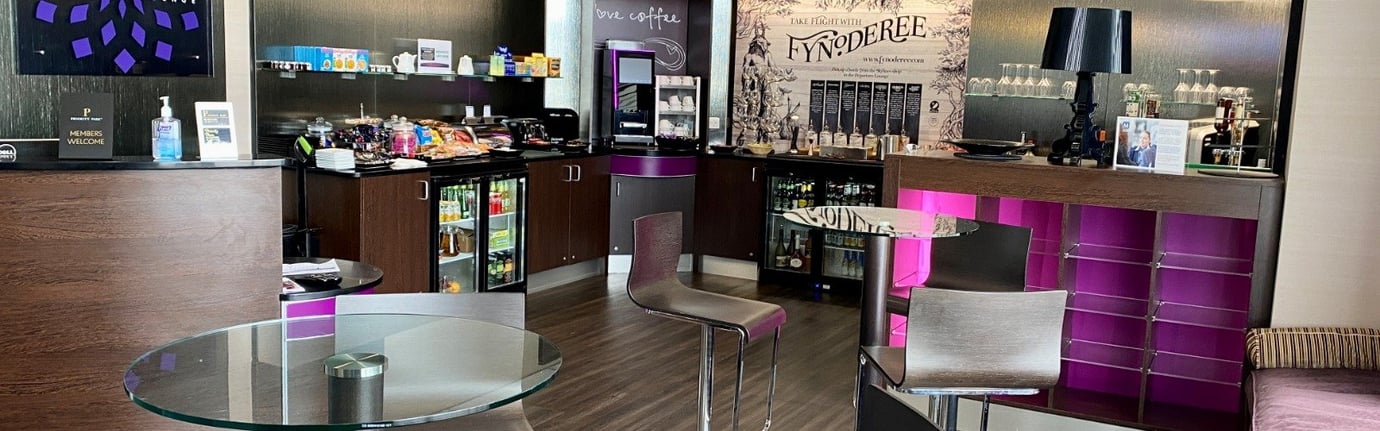 The Rendezvous Lounge at Isle of Man Airport (IOM)