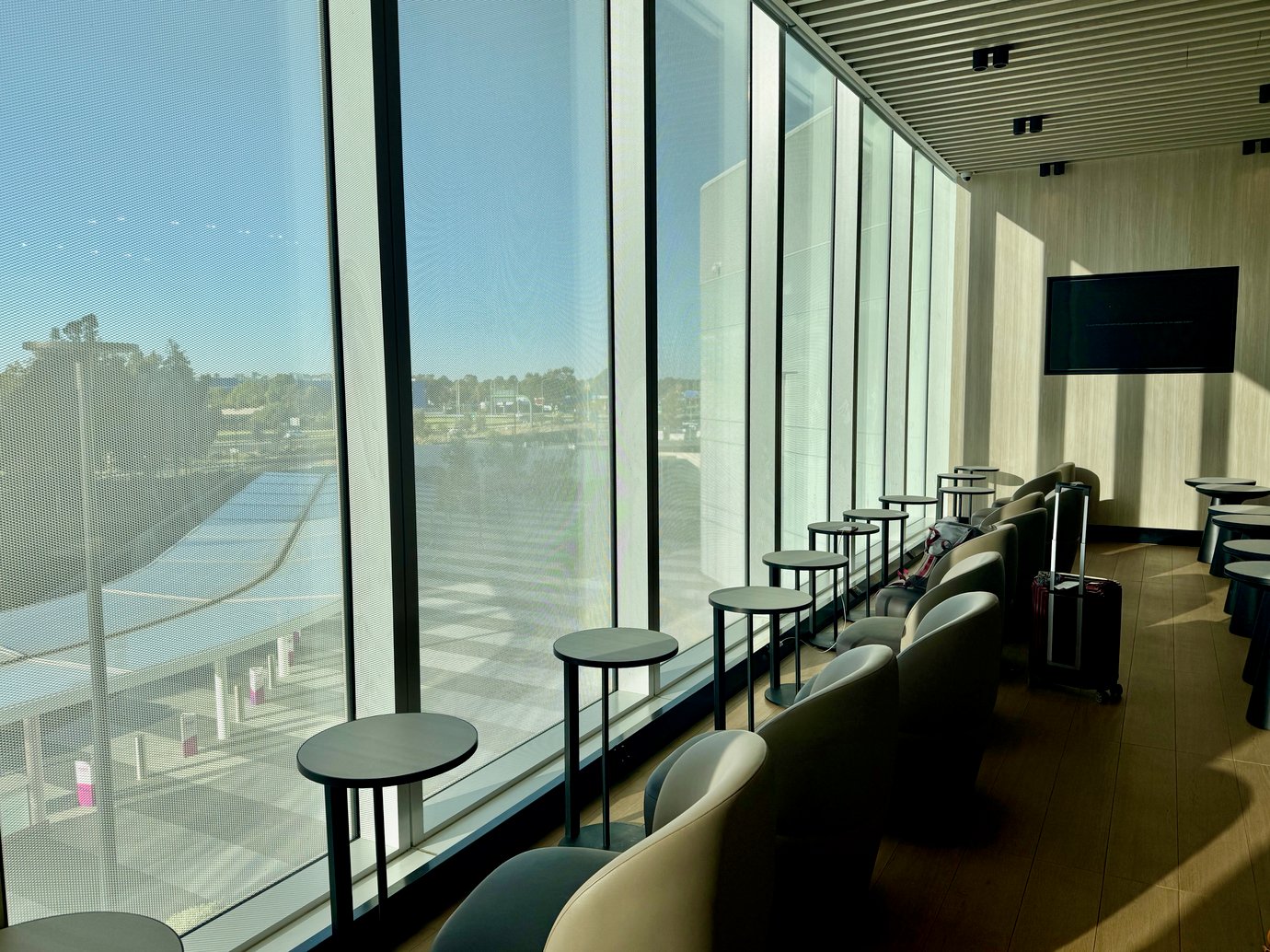 Seating at the Plaza Premium Domestic Lounge Adelaide