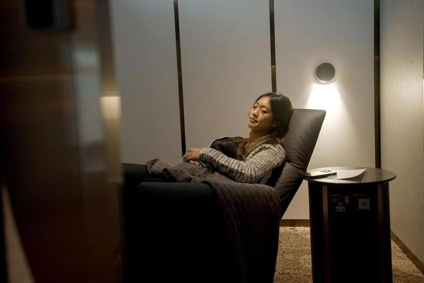 SilverKris First Class Lounge T2 rest pod