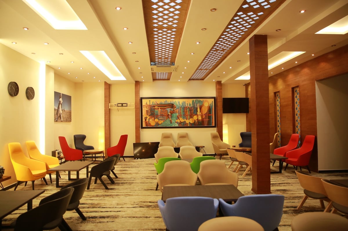Seating Area at Plaza Premium Addis Ababa Airport Lounge