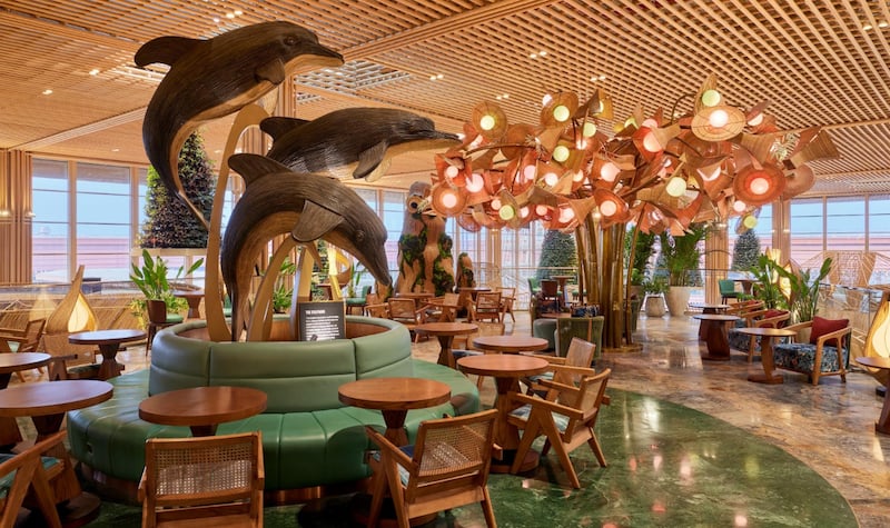 The Nicobar Themed Room at the BLR 080 International Lounge & VIP International Lounge.