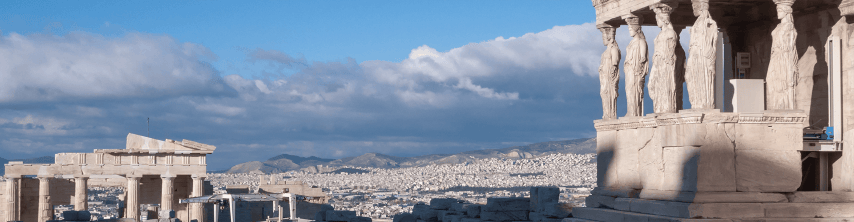 Landscape photograph of Athens.