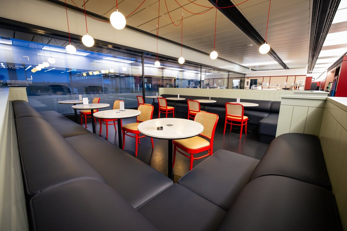 Seating Area at Austrian Business Lounge G-Gates Vienna International Airport