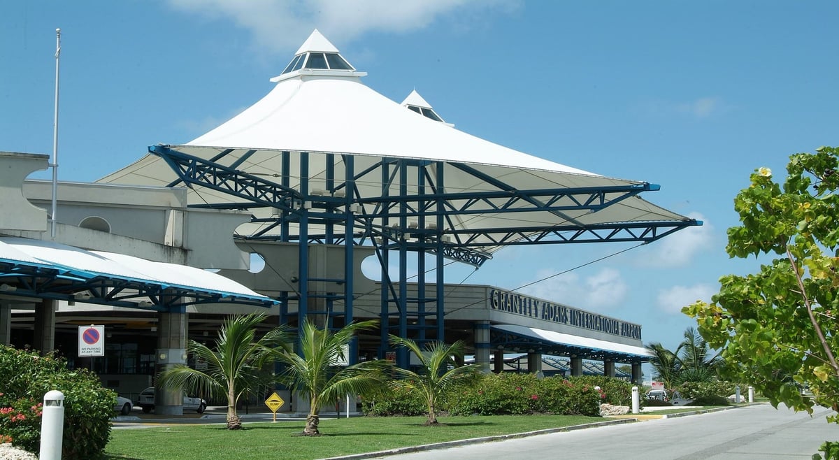 Exterior image of the Grantley Adams International Airport