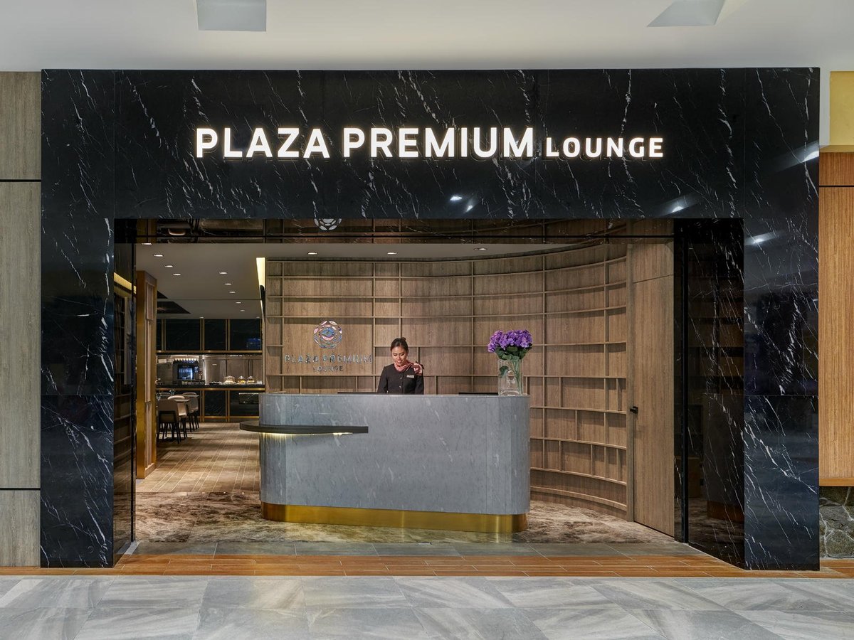 Langkawi Plaza Premium Airport Lounge Front Entry Desk with Staff