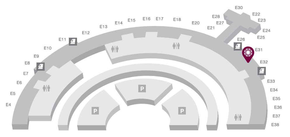Location of Plaza Premium Lounge Dallas Fort Worth Map