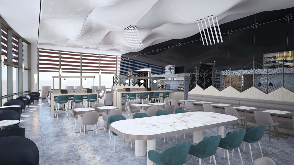 Design concept for refurbished domestic lounge