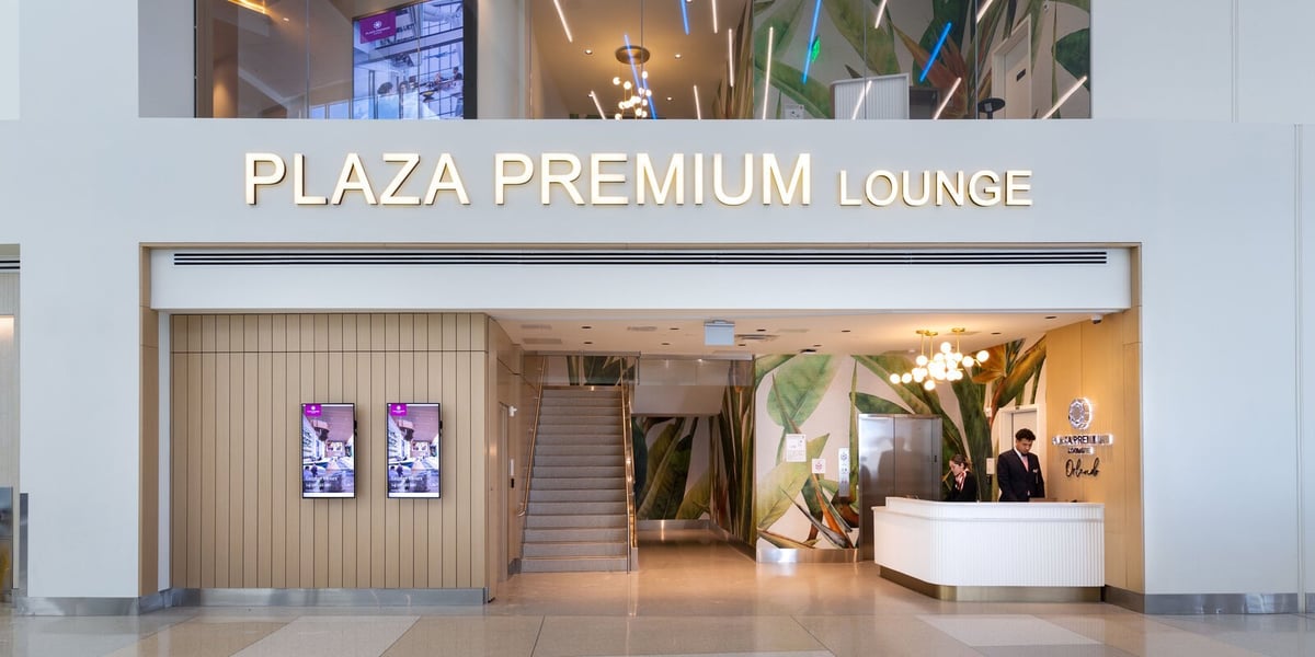 Premium Lounge Orlando Front Desk and Entrance