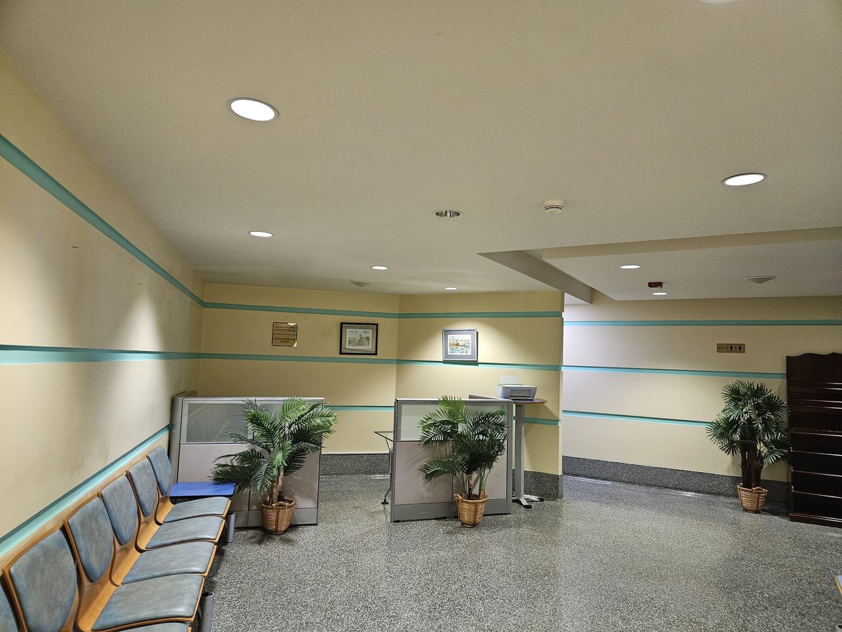 Reception area at the Airlines Executive Lounge at Grantley Adams International Airport BGI.