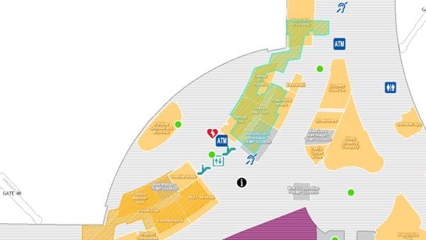 Delta Sky Club Location West Terminal 2