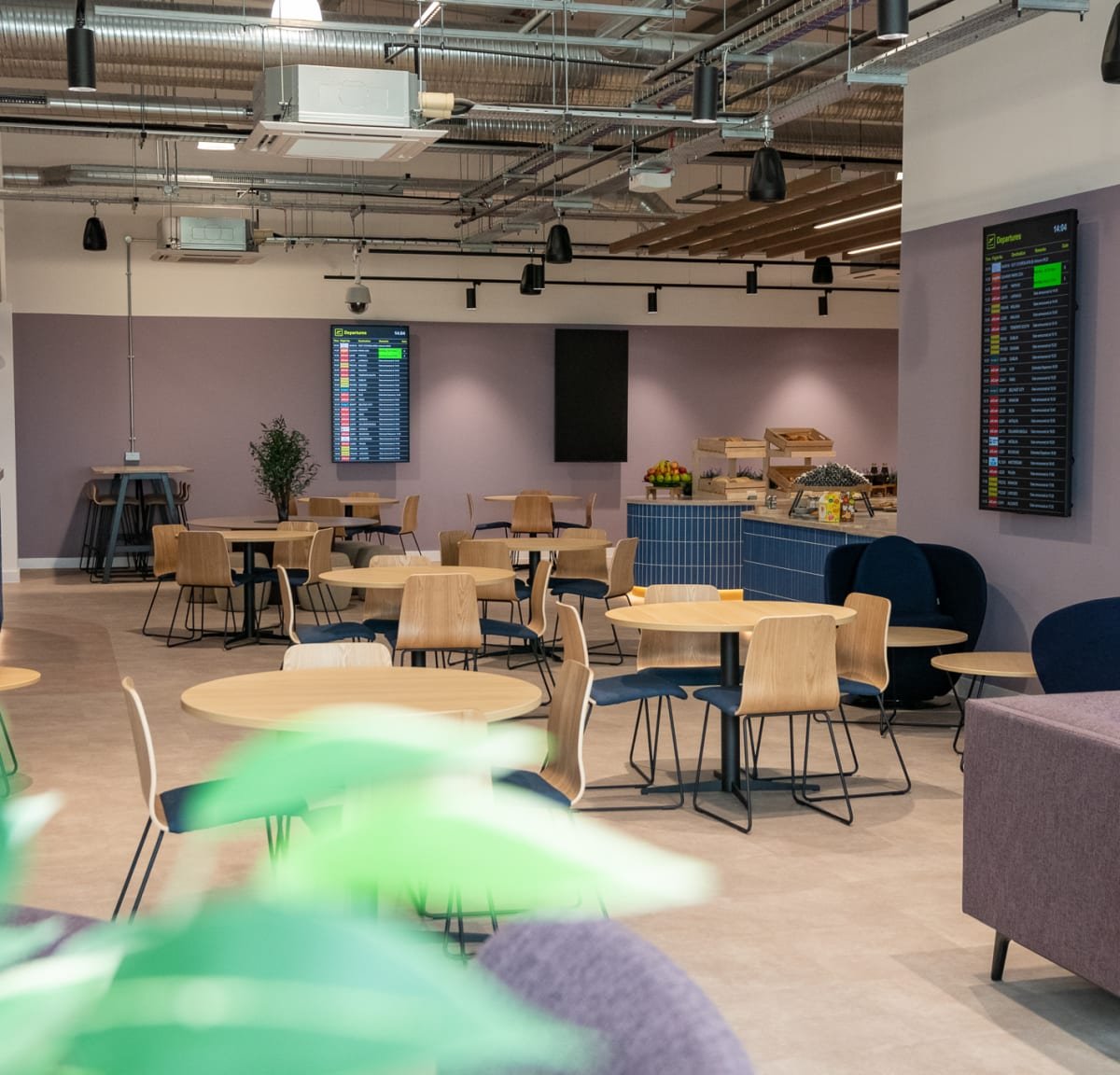 Seating Area at Six Eight One Lounge Leeds Bradford Airport
