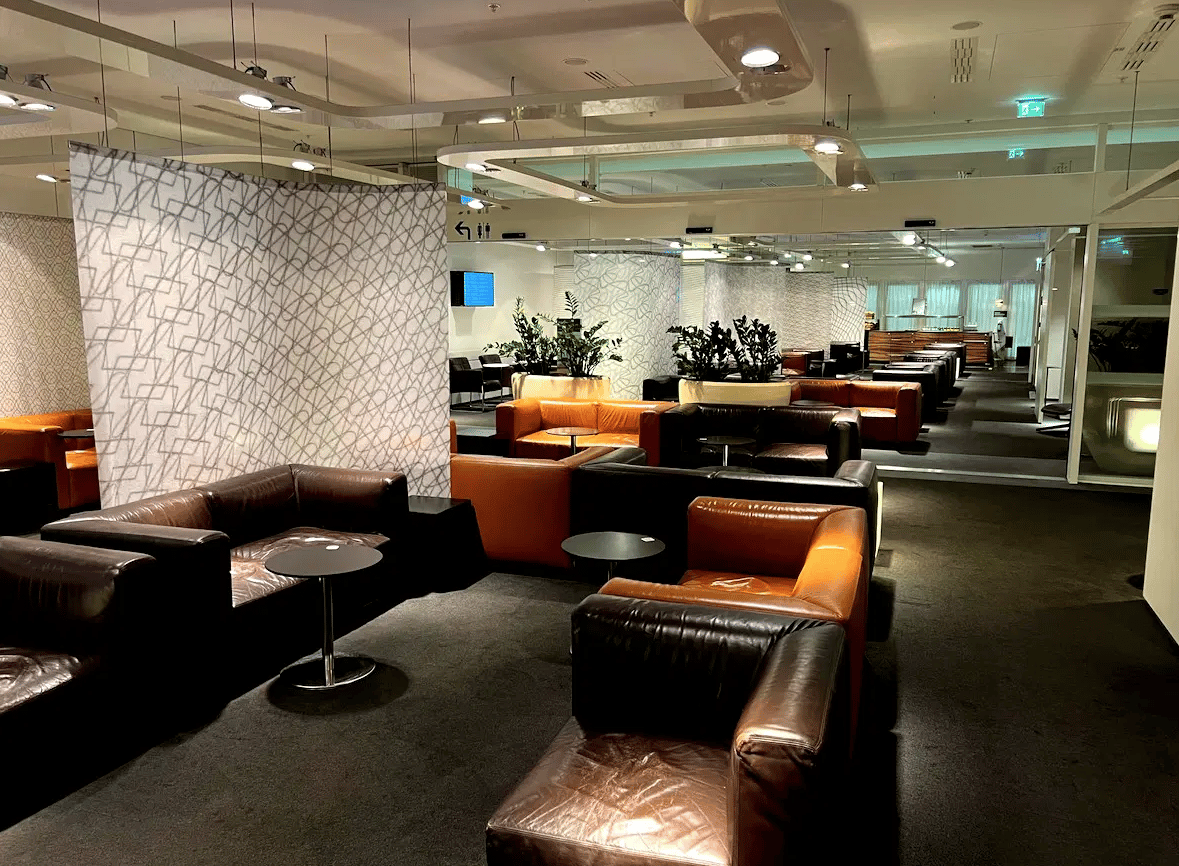 Seating area at Vienna VIE International Airport