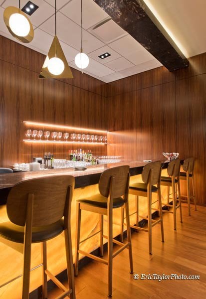 Turkish Airways Lounge Dulles bar seating