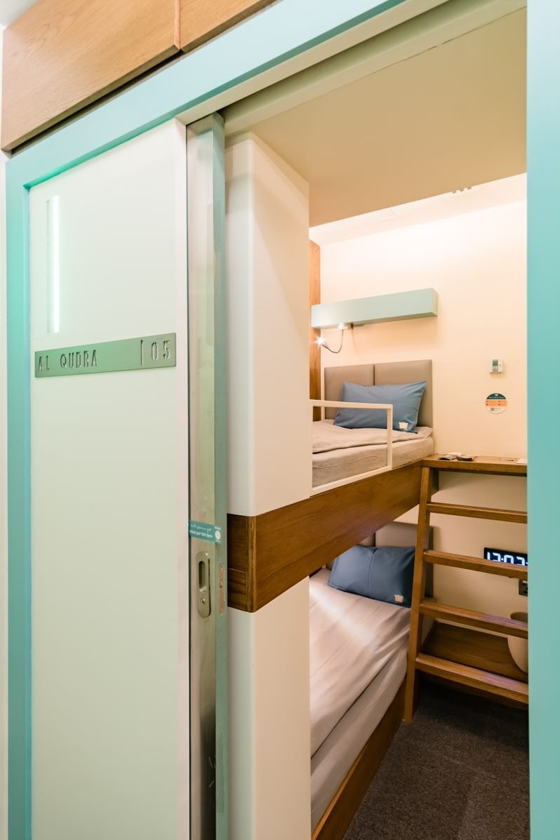 YAWN Bunk Cabin at sleep ‘n fly in Concourses B and C
