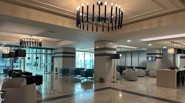 Diyarbakır Airport CIP lounge lobby Diyarbakır Airport CIP lounge lobby