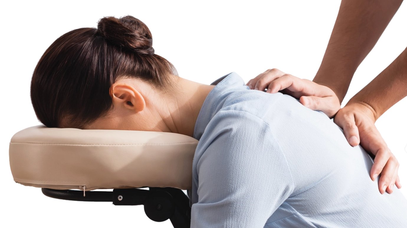 Stock photo of woman getting a massage at the Be Relax Spa T1 Dubai International Airport. Stock photo of woman getting a massage at the Be Relax Spa T1 Dubai International Airport.