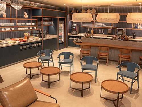 Ambaar Club International Fortaleza buffet area Ambaar Club International Fortaleza buffet area