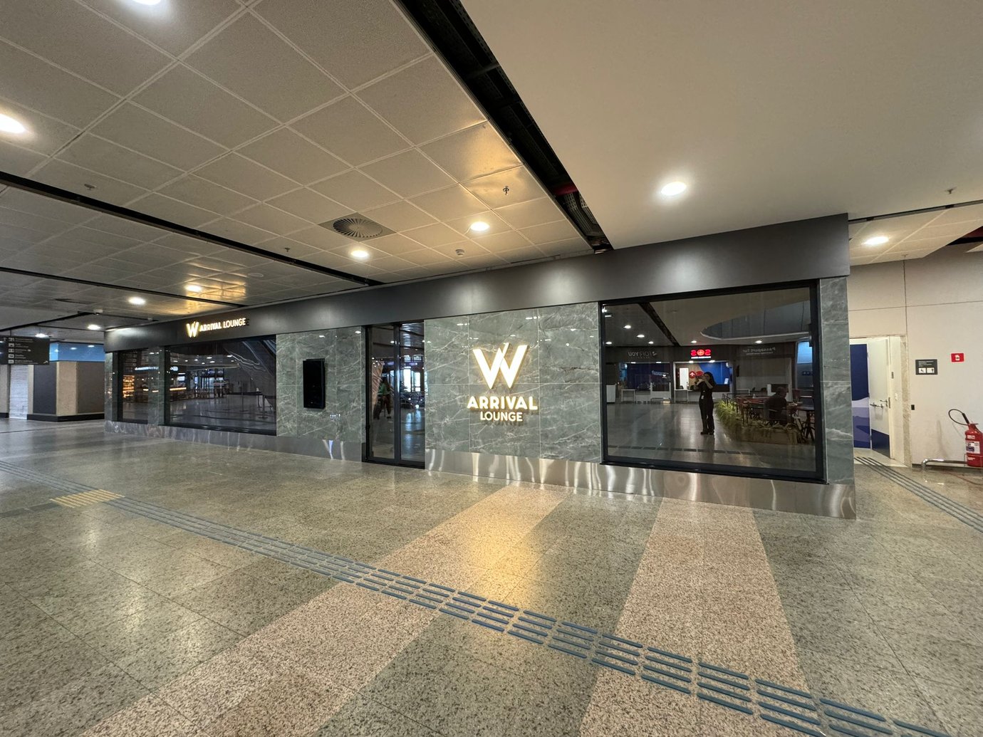 W Arrival Lounge Fortaleza entrance W Arrival Lounge Fortaleza entrance