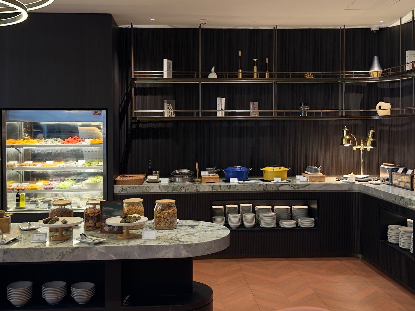 Plaza Premium First Lounge, Techo International Airport food