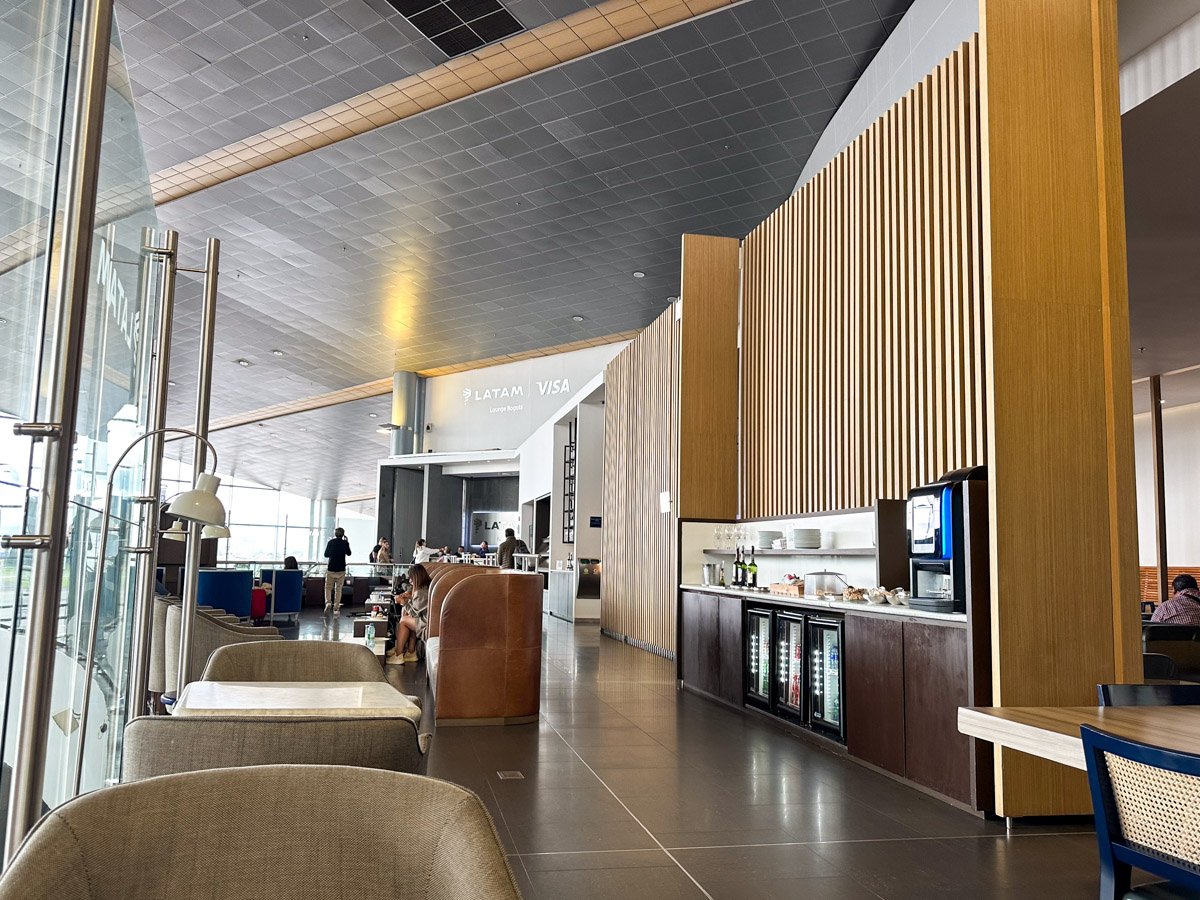 The LATAM VIP Lounge at El Dorado International Airport (BOG)