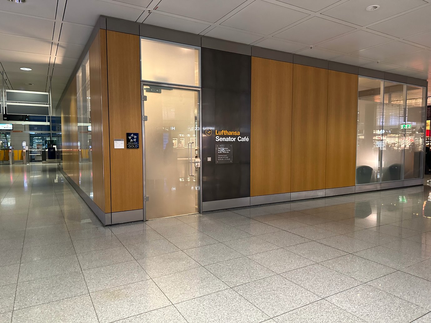 Lufthansa Senator Cafe at Munich Airport