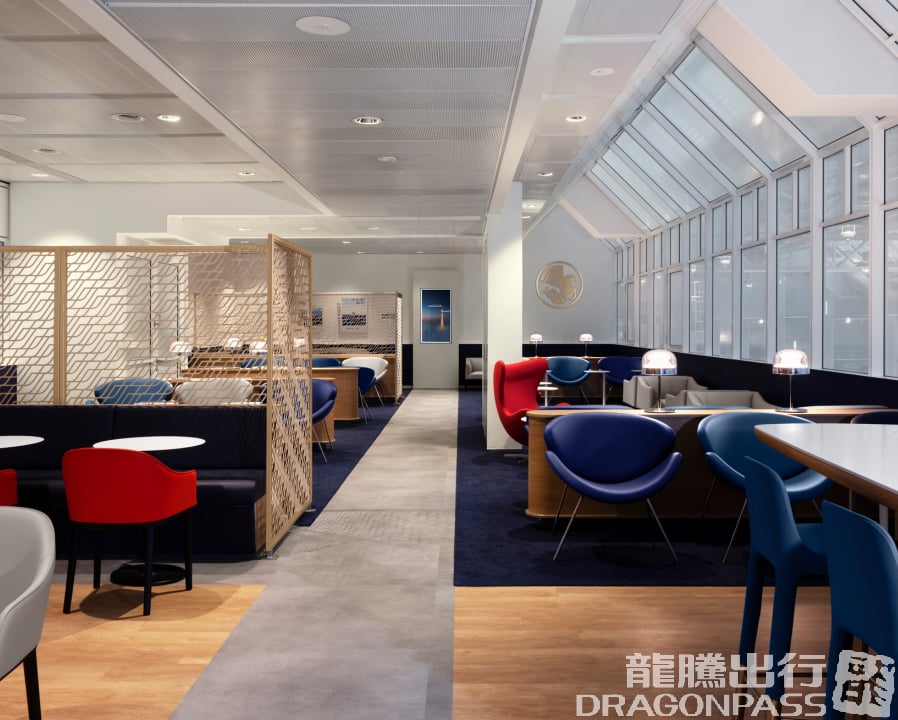 The Air France Lounge seating areas at Munich Airport