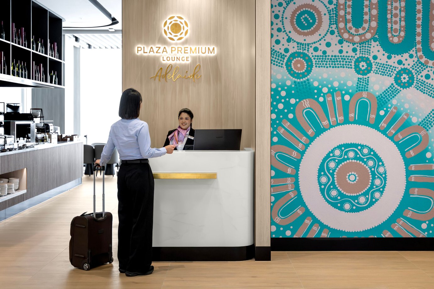 Entrance to Adelaide Plaza Premium Lounge (Domestic)