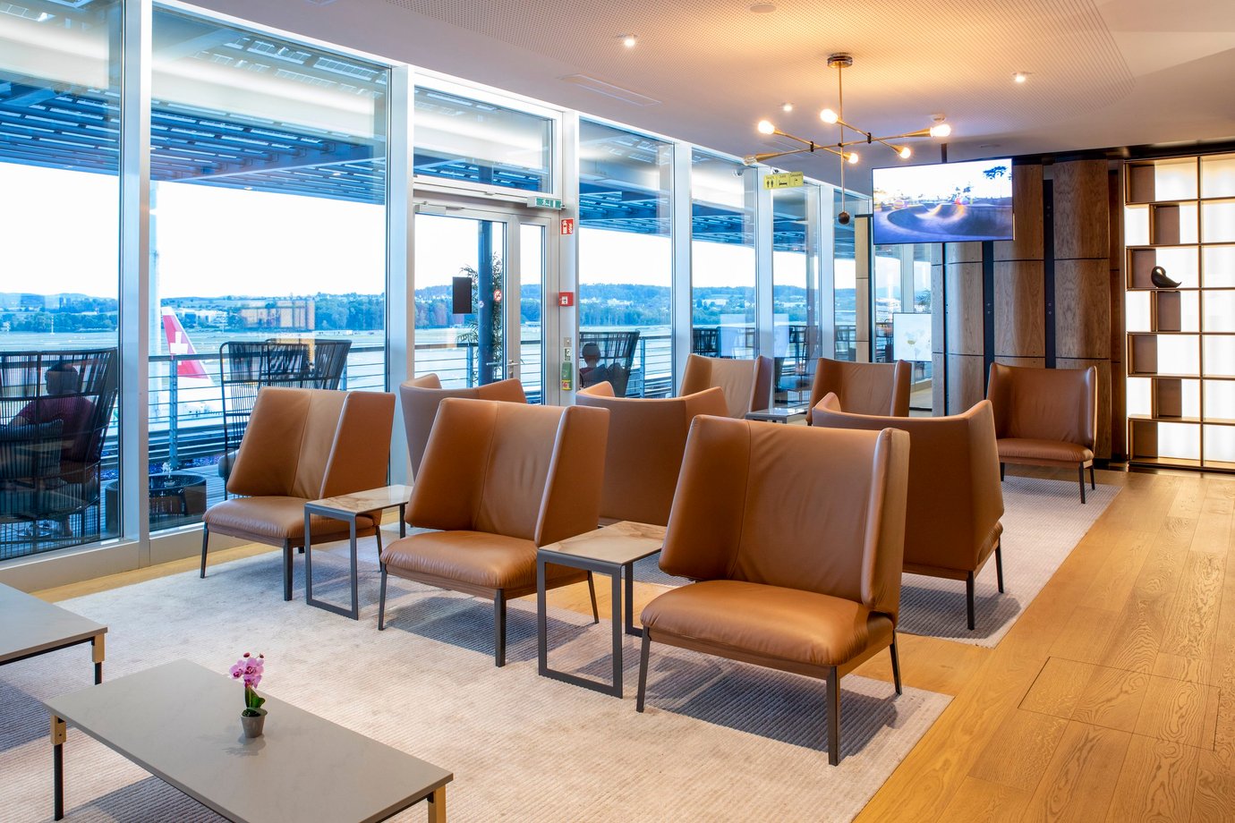 Seating at Premium Traveller Lounge Paris Orly