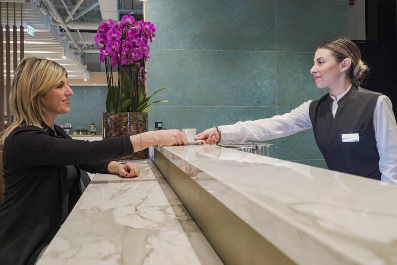 Plaza Premium Lounge at Fiumicino Airport's Terminal 1 Plaza Premium Lounge at Fiumicino Airport's Terminal 1