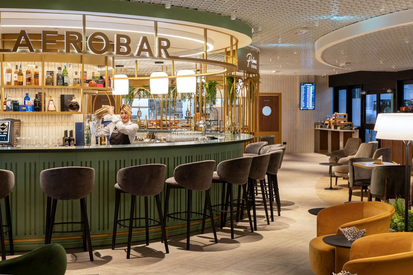 Plaza Premium First Lounge at Rome FCO Plaza Premium First Lounge at Rome FCO